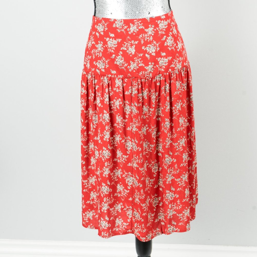 NWT Floral A-Line Skirt  Suzanne Betro  - 2x / 3X